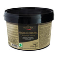 Valrhona Absolu Cristal chocolate ganache container on a white background