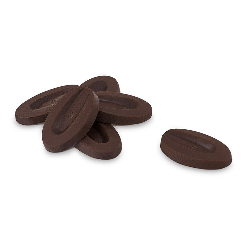 Brown oval-shaped objects on a white background