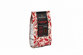 Valrhona chocolate packaging with red and white design on a white background